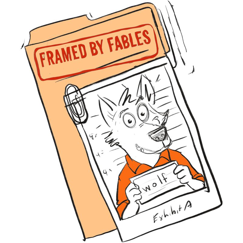 Framed by Fables case folder